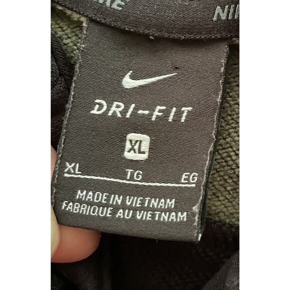 Nike Hoodie Dri-FIT Pullover Striped Camo Sweatshirt Athleasure Athletic XL - Picture 6 of 7